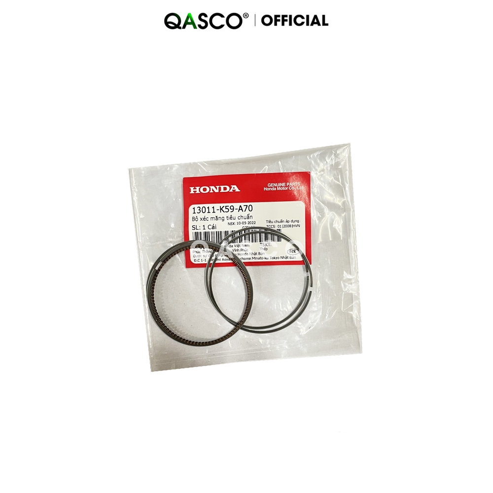 13011-K59-A70 | Bộ xéc măng tiêu chuẩn HONDA Air Blade 125 / 150