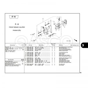F-11 | PHANH DẦU | Future 1 (I) KFL (G-R-S) (1999-2004)