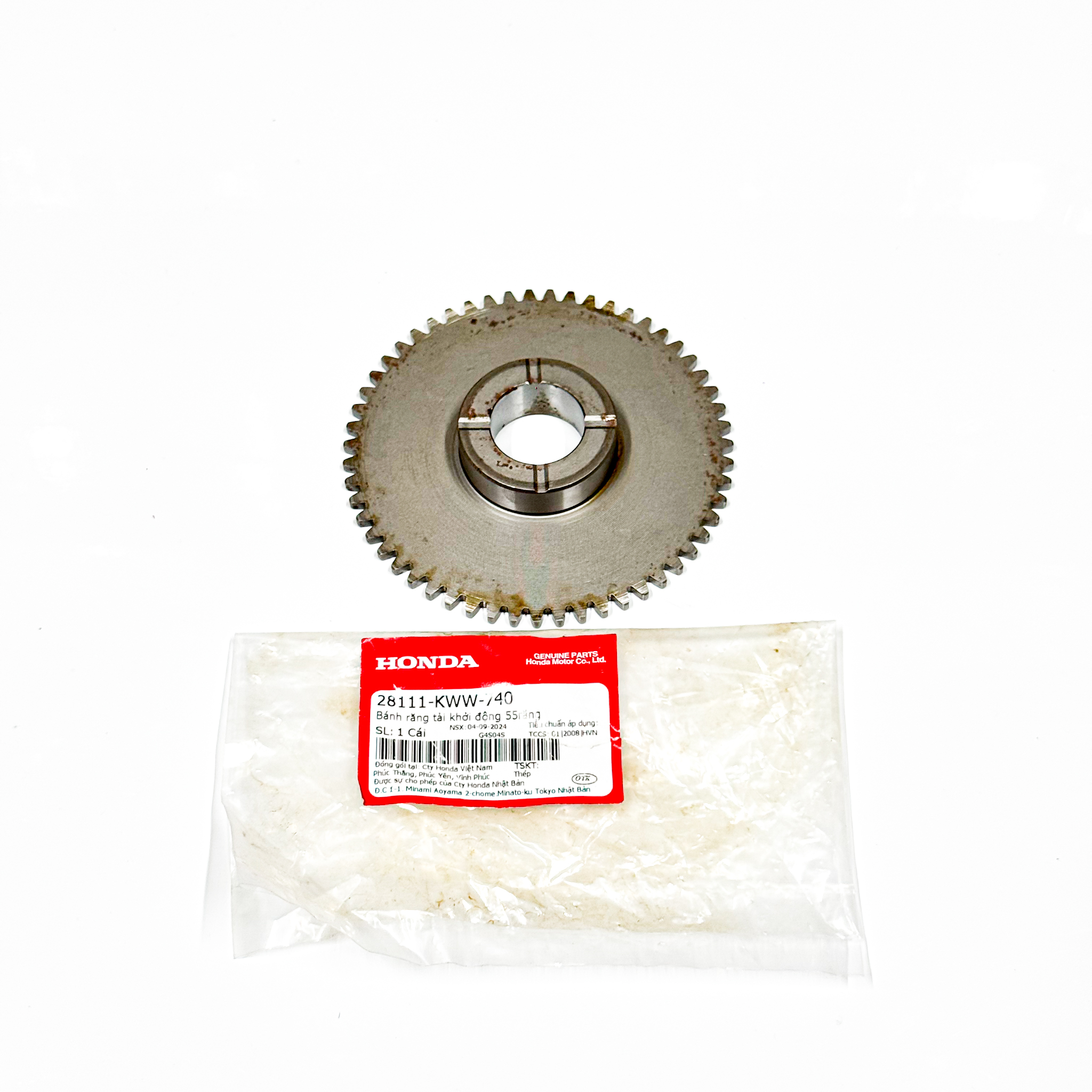 28111-KWW-740 | Bánh răng tải khởi động 55răng | GEAR,STARTER DRIVEN 55T