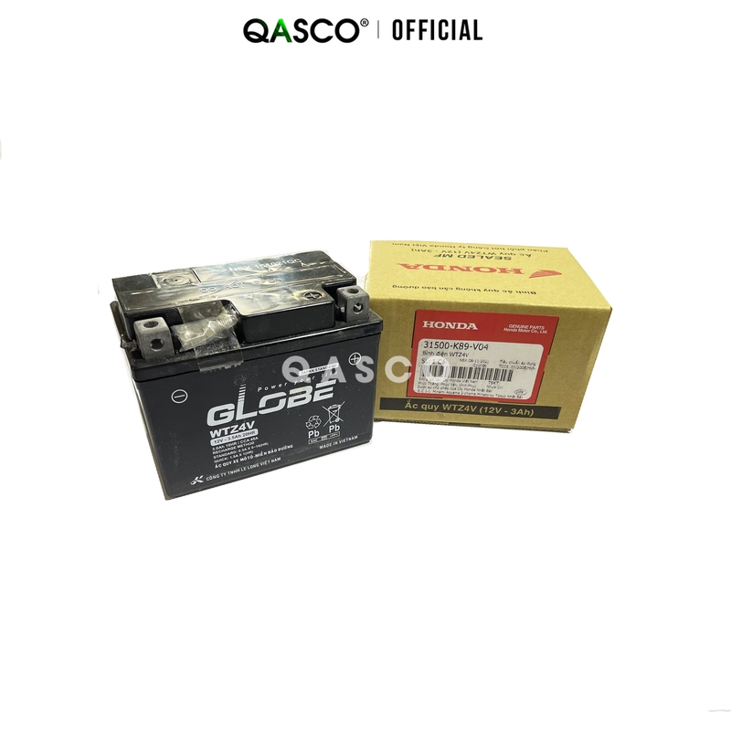 31500-K89-V04 | Bình điện WTZ4V HONDA Wave Alpha 110 (31500K89V04)