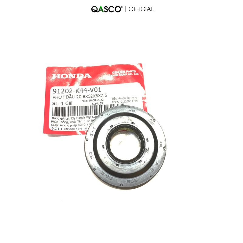 91202-K44-V01 | PHỚT DẦU 20.8X52X6X7.5 | OIL SEAL, 20.8