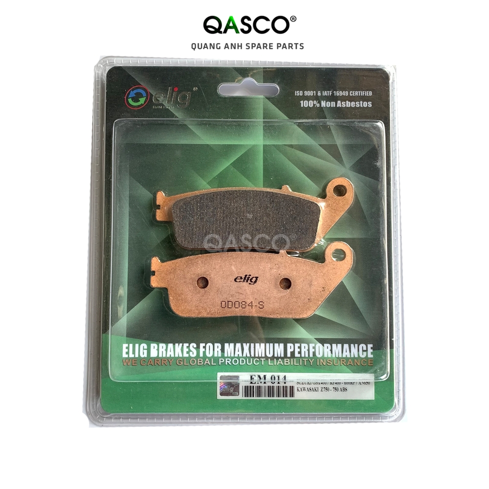 Má phanh (bố thắng) trước xe motor ELIG Sinter EM014