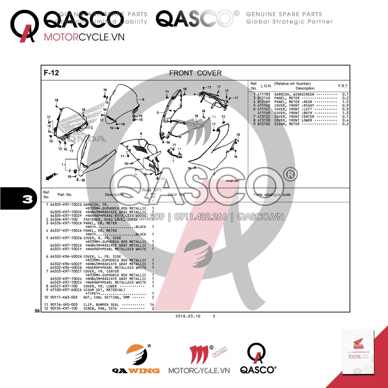 F12 | FRONT COVER | PCX