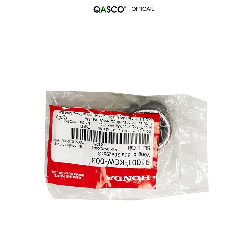 91001-KCW-003 | Vòng bi đũa HONDA cỡ 20x29x18 dùng chung nhiều xe (91001KCW003) | BEARING,NEEDLE,20X29X18