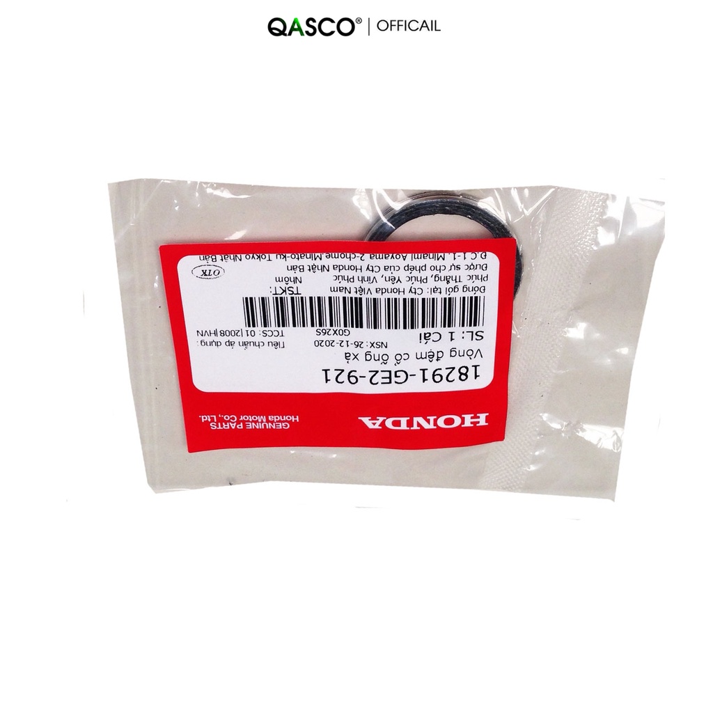 18291-GE2-921 | RON cổ pô HONDA CLICK 110, SH 125 – 150 / AIR BLADE, VARIO / WAVE 110 (18291GE2921) | GASKET, EXH PIPE