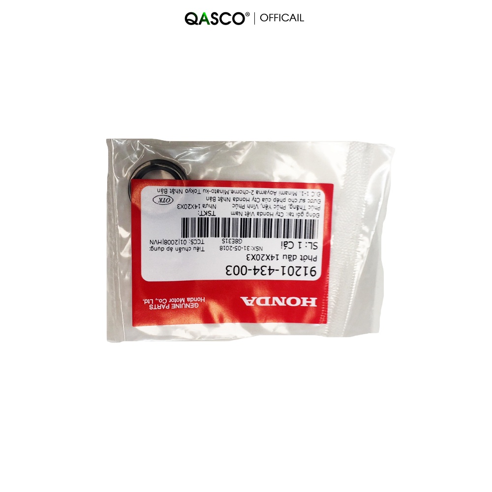 91201-434-003 | Phớt dầu HONDA cỡ 14x20x3 (91201434003) | OIL SEAL 14X20X3.2