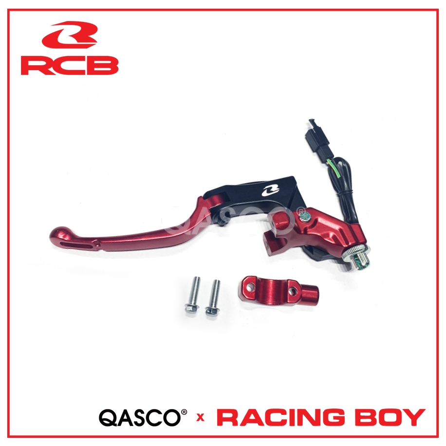 Cùm tay phanh (cùm thắng) E2 kèm bình dầu xéo liền 12.7MM (RCB – Racing Boy)