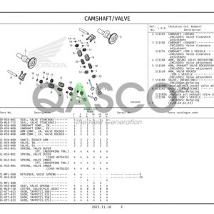 E-3 | CAMSHAFT/VALVE | Catalogue WINNER X (2022+) (K2P)