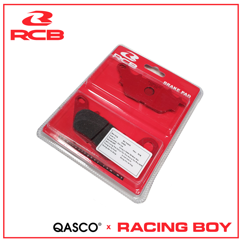 Má phanh (bố thắng) trước EXCITER 135 4 số / NOUVO LX 135 – SX 125 / SIRIUS xăng cơ / SIRIUS R / TAURUS (RCB – Racing Boy)