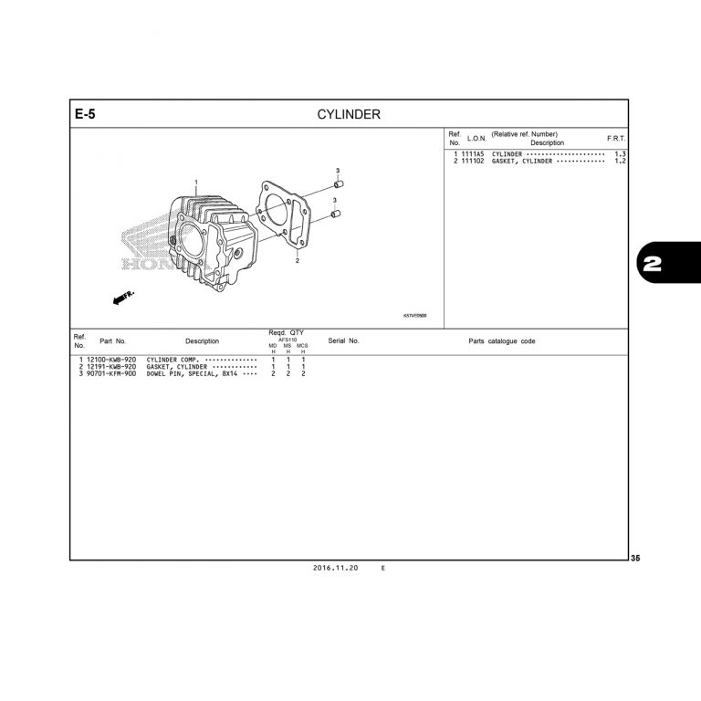 E5 | CYLINDER | BLADE 110