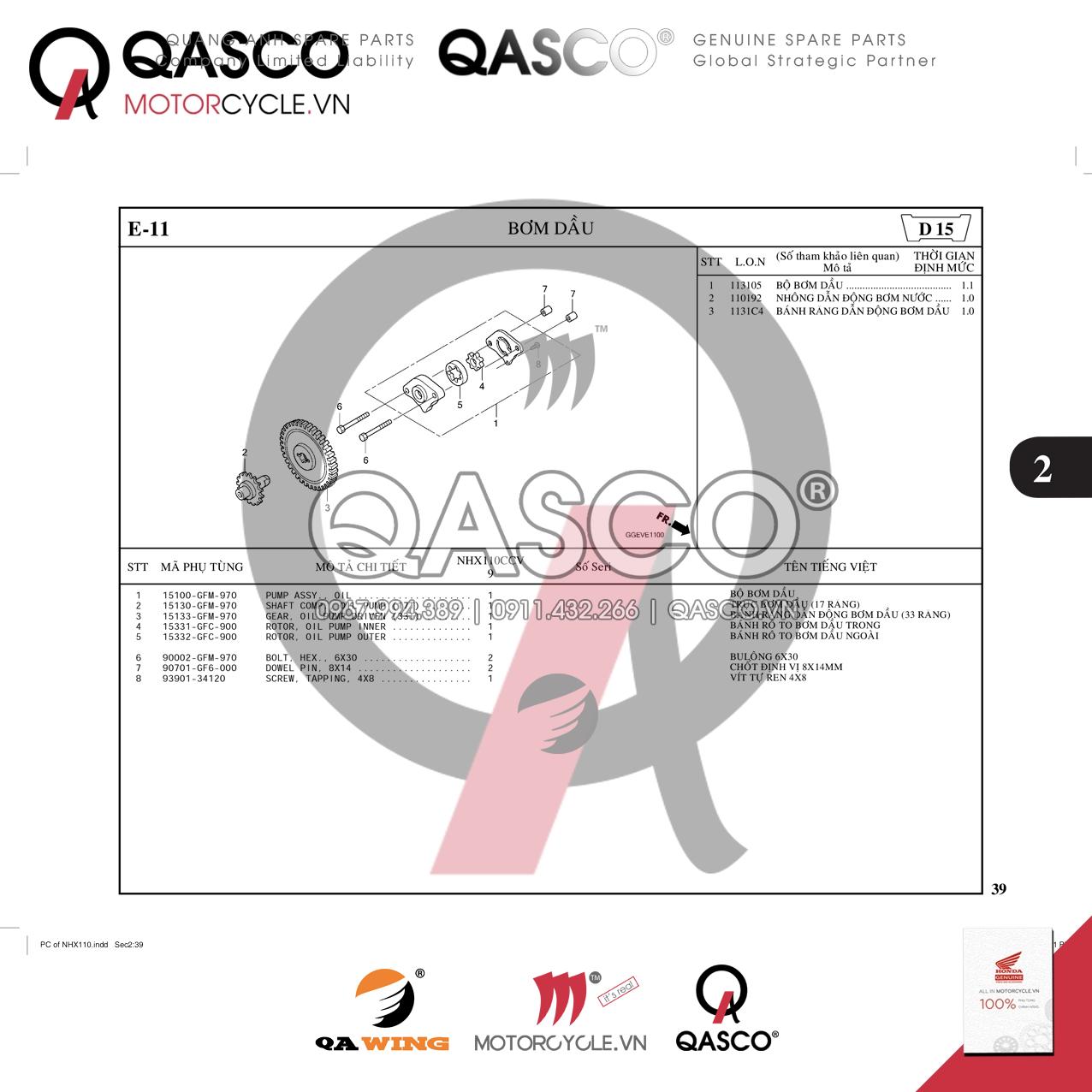 F22 | Gảm xóc sau | LEAD 110