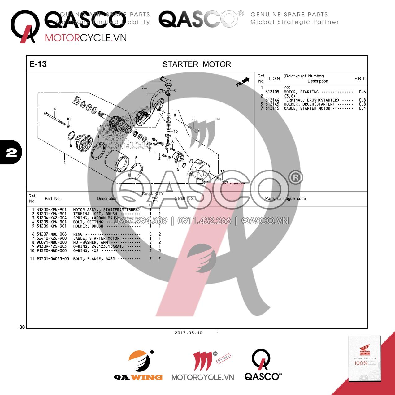 F19-40 | REAR WHEEL | MSX 125 SF