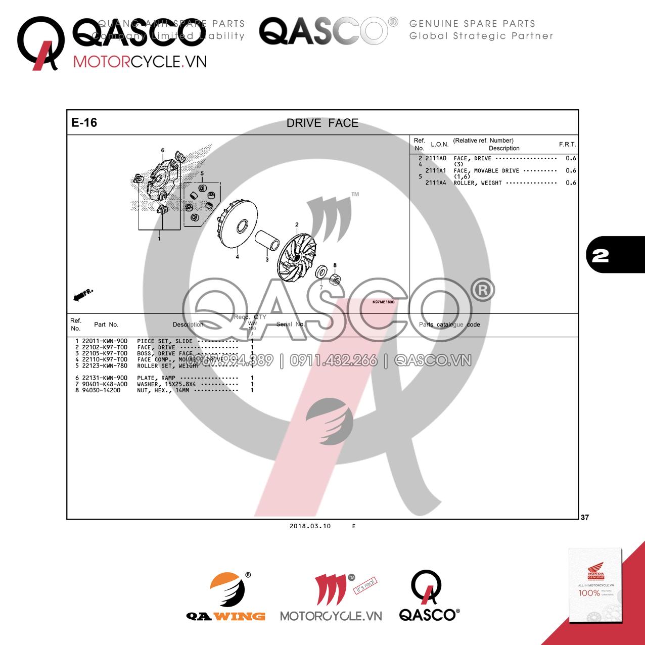 E19-10 | RIGHT CRANKCASE | PCX