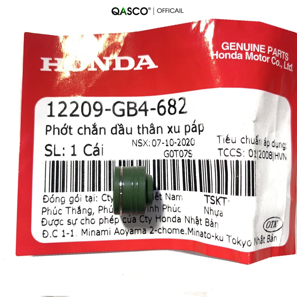 12209-GB4-682 | Phớt GIT chắn dầu thân xu páp HONDA DREAM, FUTURE, WAVE (12209GB4682) | SEAL VALVE STEM