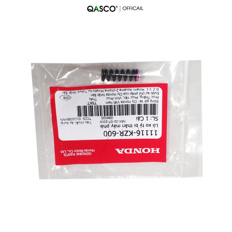 11116-KZR-600 | Lò xo tỳ bi thân máy phải HONDA AB 125, LEAD 125, PCX, SH125, SH150, SHMODE (11116KZR600) | SPRING, BEARING PUSH