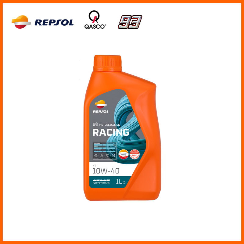 Dầu nhớt REPSOL MOTO RACING 10W40 FULLY SYSTHENTIC (1L)